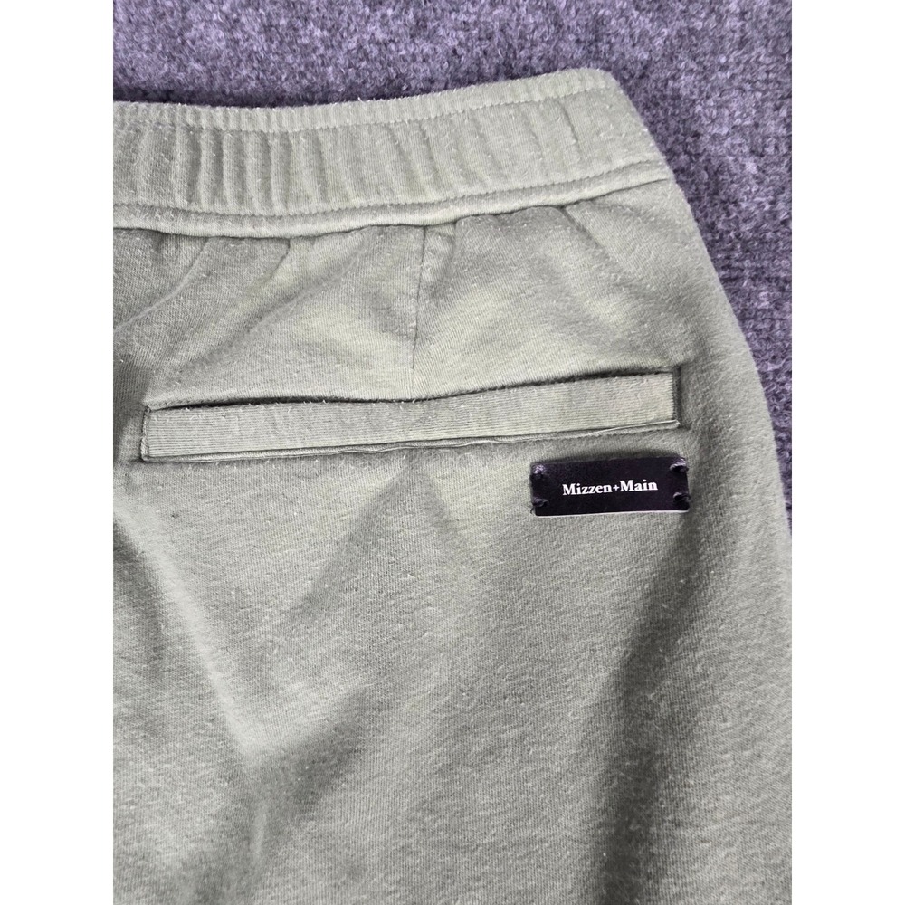 Mizzen‎ and Main Helmsman Slim Jogger Sweatpants Mens Sz M Green French Terry - Picture 7 of 10